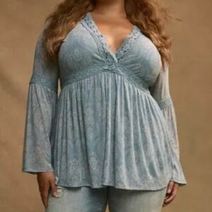 Torrid Festi Oversized Blouse Size 0